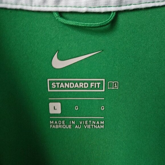 Nike Repel Player Men's Golf Jacket Green Size Large Water Resistant 2 way zip - Picture 4 of 16